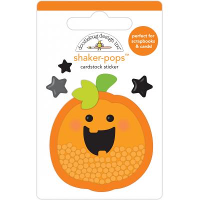 Doodlebug Happy Haunting Shaker-Pops Sticker - Hello Pumpkin